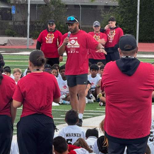 Football Camp with Professional Football Player Fred Warner