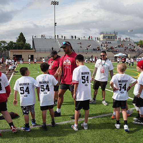 Football Camp with Professional Football Player Fred Warner