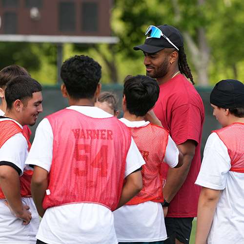 Football Camp with Professional Football Player Fred Warner